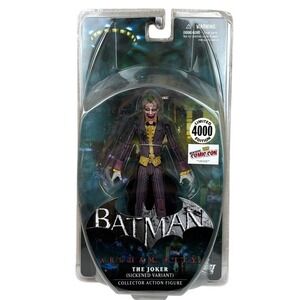 2011 NYCC Batman Arkham City The Joker (Sickened Variant) Action Figure Rare DC